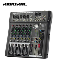 Console de mixage audio professionnelle CT6 Music Stereo DJ Mixer 6 canaux avec MP3, meilleur équipement audio