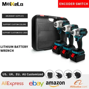 <span class=keywords><strong>Visseuse</strong></span> Dé<span class=keywords><strong>visseuse</strong></span> Électrique <span class=keywords><strong>Sans</strong></span> <span class=keywords><strong>Fil</strong></span> à Chocs 18V <span class=keywords><strong>Sans</strong></span> Balais avec Lumière LED pour Batterie - Product Image 2