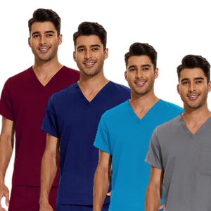 Uniforme de exfoliación para el cuidado de mascotas, salud y belleza ambiental, uniforme de <span class=keywords><strong>exfoliante</strong></span> de tela suave, uniforme de enfermera suelto ordinario - Product Image 2