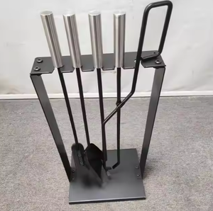 Garden Indoor Outdoor Fireplace Tools <strong>Sets</strong> Handle Large <strong>Fire</strong> Tongs Shovel Brush <strong>Poker</strong> Accessories <strong>Set</strong> Fancy Metal <strong>Fire</strong> <strong>Set</strong> - Product Image 5