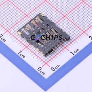 SMC-204-ARP6 SIM Card Connector SMD Connector Plug-In Type Micro SIM Card Card Holder 1.45mm - Product Image 2