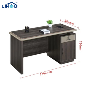 Computer Table Home Office <b>Desk</b> Set Single-Person Contemporary Modern Strip Shape Building Wooden Eco-Friendly for - Product Image 3