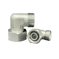 Conector Hidráulico de Unión de Conversión Giratoria de Ángulo Recto con Cable Interior y Exterior de Tipo de Férula Única Estándar Eaton 2C9
