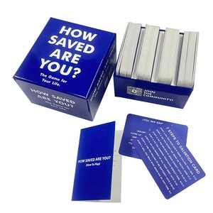 Tùy chỉnh bìa cứng cứng hộp gói Christian Kinh Thánh câu chuyện Câu khẳng định thẻ Set OEM <span class=keywords><strong>in</strong></span> trên bù đắp giấy - Product Image 1