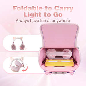 Audífonos Inalámbricos Estéreo con Diseño de Orejas de Gato 2025 para Chicas, Función ANC, Tipo-C, Compatibles con Teléfonos Móviles - Product Image 3