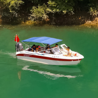 Kulit kapal serat kaca murah 19ft 5.9m untuk dijual dari pabrik perahu
