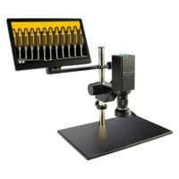 Mikroskop Inspeksi Digital Ft-Opto FM750I untuk Penyolderan PCB Perbaikan Ponsel Desain All-in-One FOV Luas Lampu Cincin LED