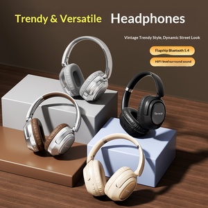 New Retro Style Over-Ear 5.4 Headphones, <b>Wireless</b> Headset with Mic, Long Battery for Sports & Gaming - Product Image 5