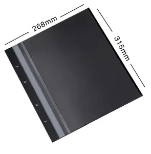 A5 Binder dolum kağıt için 250G Kraft kağıt siyah renkli fotoğraf albümü çizim A4 DIY zanaat el yapımı B5 iç sayfa