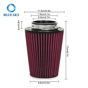 Filtro Limpiador de Admisión de Aire de Alto Flujo para Motocicleta Yamaha YFM700R <span class=keywords><strong>Raptor</strong></span> <span class=keywords><strong>700</strong></span> 700R Edición Especial 2006-2018 - Product Image 2