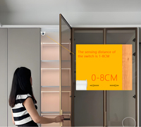 Qualité maximale 8 ans 1512 contrôle centralisé 5V 12V 24V 36V interrupteur de mouvement de porte armoire armoire interrupteur de capteur de porte unique
