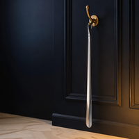 Calzascarpe in Acciaio Inossidabile con Gancio Lungo, 8 Misure 15-80cm, Design Appendibile, Spessore 1.2mm, Ecologico, Certificato CE RoHS REACH, OEM/ODM