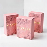 Boîte d'emballage personnalisée pour cosmétiques et parfums, produits de beauté et de soin de la peau, flacons d'huiles essentielles et de parfums, boîte en papier/carton avec estampage couleur