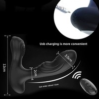 Articles pour adultes : Masseur de prostate masculin, télécommande sans fil pour homme et femme, plug anal électrique vibrant, jouet sexuel