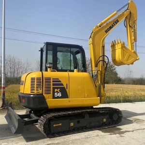 Maquinaria de Construcción Casi Nueva, Excavadora de Cadenas Usada PC56, Cucharón de 0.35m, Peso Operativo de 11000kg, Bien Mantenida, en Stock - Product Image 6