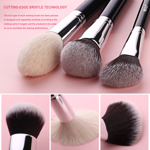 BEILI Set <span class=keywords><strong>di</strong></span> 20 Pennelli da Trucco <span class=keywords><strong>di</strong></span> Lusso <span class=keywords><strong>di</strong></span> Alta Qualità con Logo Personalizzato, Etichetta Privata, in Pelo <span class=keywords><strong>di</strong></span> Capra con Custodia - Product Image 4