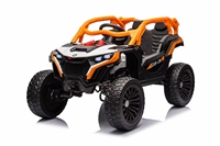 Voiture électrique tout-terrain pour enfants de 2 à 4 ans, jouet à roulettes, construction en plastique, batterie 6V7AH, design super cool, ultime