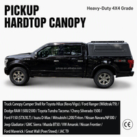 4X4 Pickup Truck Hardtop Canopy Aluminum/Steel Camper Shell for Ford F150 Ram 1500 GMC Sierra Toyota Hilux Tacoma Jeep Gladiator