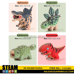 Rompecabezas 3D de Animales, Artículos Interesantes, Tigre, León, Oveja, Elefante, Yak, Conejo, Jirafa, Ballena, Tiburón, Delfín, Langosta, Modelo de Animal - Product Image 6