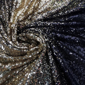 RTS 100% poliestere 3mm iridescente <span class=keywords><strong>2</strong></span> toni gradiente tessuto di paillettes per il vestito - Product Image 6