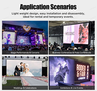Écran LED géant étanche UHLED pour extérieur, location de scène P2.6, affichage LED extérieur, panneau d'écran vidéo LED pour scène de concert