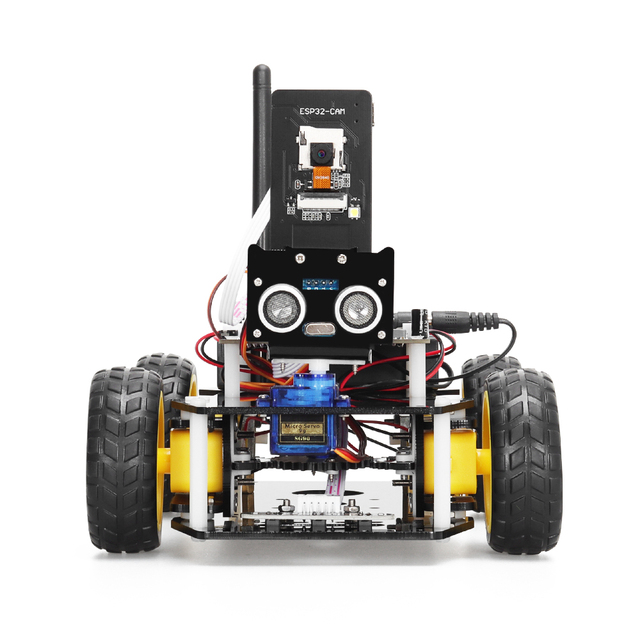 Tscinbuny ESP32 Cam Smart Robot Kit Programming DIY Electronics STEM Educational Robotic Complete Starter Kit for Arduino