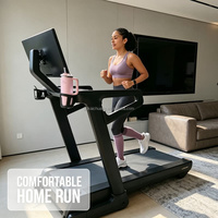 Caminadora Plegable Automática Multifuncional Silenciosa para Deportes, Caminadora Inclinada para Interiores, para Hombres, Mujeres y Adultos, Dispositivo de Entrenamiento en Casa