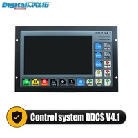 Controlador sin conexión Ddcsv4.1 Cnc, compatible con función de prueba de corte y esclavo, interfaz de controlador USB de 3/4 ejes
