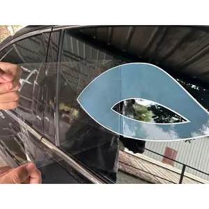 Protección UV logotipo personalizado recortado decoración del coche vinilo transferencia pegatina parachoques calcomanía vinilo coche ventana pegatina