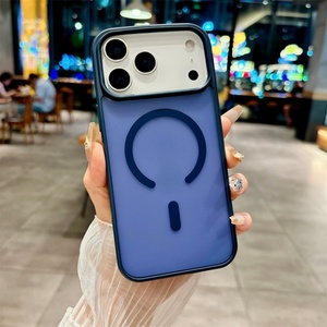 เคสโทรศัพท์มือถือแบบผิวสัมผัสนุ่ม TPU PC สำหรับ iPhone 16 15 14, เคสแม่เหล็กสำหรับ iPhone 17 Pro Max แบบโปร่งแสง - Product Image 6
