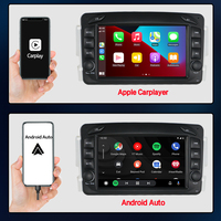 LELV Android 13 Radio de coche reproductor de vídeo 2DIN Audio para Mercedes Benz Clk W209 W203 W463 W208 Android Auto Wif Carplay Multimedia