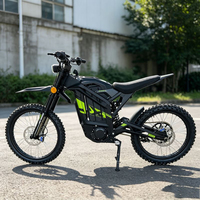 Moto tout-terrain électrique professionnelle haute vitesse Mototec 90 km/h 72 V 10 kW pour la course hors route