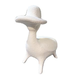 เก้าอี้ทรงโดนัลด์รูปสัตว์อินเทอร์เน็ตเก้าอี้ทรงถุงถั่วเป็ดสุดสร้างสรรค์แบบเรียบง่ายที่นั่งเล่นเกมเคลื่อนที่สำหรับเฟอร์นิเจอร์ในบ้านและห้องนั่งเล่น - Product Image 5