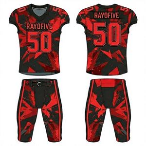 Uniforme de Fútbol Americano 2026 al Mejor Precio, Transpirable, Manga Corta, Spandex/Poliéster, Secado Rápido, Antibacterial, Alta Calidad - Product Image 1