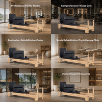 Offre Spéciale : Reformer Pilates en Bois - Lit de Pilates Robuste pour Studio avec Finition Premium