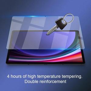 Verre trempé transparent HD 2.5D 0,33 mm personnalisé en gros pour Samsung Galaxy Tab S9+ 12,4 pouces, film protecteur d'écran anti-rayures pour tablette - Product Image 3