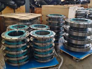 Produsen flens buta baja atas-PN25 RF 150 <span class=keywords><strong>CS</strong></span> leher las/selip On/flens buta Fitting pipa Spade - Product Image 5