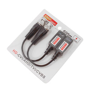 Winkasing 8MP hdcvi hdtvi ahd cat5e cat6 hd pasivo anti interferencias utp vídeo <span class=keywords><strong>balun</strong></span> cat5 con <span class=keywords><strong>pigtail</strong></span> transceptor para <span class=keywords><strong>cctv</strong></span> YJS-202L - Product Image 1