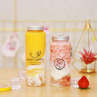 Bouteilles jetables en PET de 350/500/650 ml – Contenants alimentaires étanches pour Bubble Tea, jus, café, champagne et soda