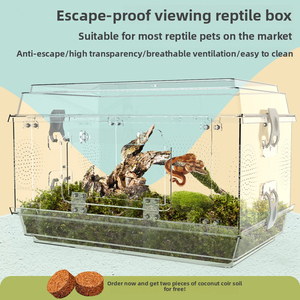 Terrari Espositivi Rettangolari Moderni in Acrilico Riutilizzabili Eco-Sostenibili Specializzati per Serpenti e Rettili - Vendita all'Ingrosso Diretta dalla Fabbrica - Product Image 5