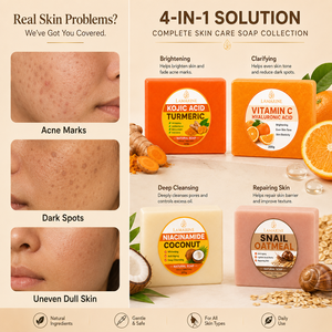 Sapone Artigianale Vegano Sbiancante Anti-Acne con Vitamina C Naturale, Curcuma e Acido Kojico, Etichetta Privata, Vendita all'Ingrosso - Product Image 2
