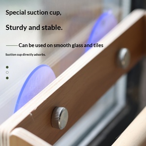 JoyCat JC080 Plateforme d'observation pour chat, support d'escalade avec ventouse en verre, accessoires pour animaux de compagnie, toboggan d'escalade, <span class=keywords><strong>échelle</strong></span> à marches - Product Image 2