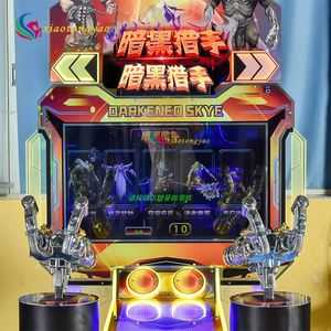 Máquina de Juego Arcade Metálica para Dos Jugadores, Simulador de Pistola Operado con Monedas, Juego de Disparos para Niños, Color Personalizado en Inglés - Product Image 5