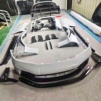 Nuevo Kit de Modificación de Carrocería para 911 992 GT3RS 2019-2023, Parachoques Delanteros/Traseros de Fibra de Carbono, Alerón, Recortes para Faros Antiniebla, Fácil Instalación
