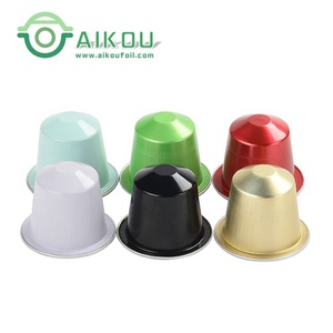 Capsules de café vides jetables de 37mm, en aluminium avec couvercle logo, accessoires pour café et thé - Product Image 2