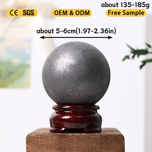 Wholesale Bulk Hand Polished Schungite Sphere <b>Ball</b> <b>Crystal</b> Healing Stone Sphere for Home Decorative - Product Image 5