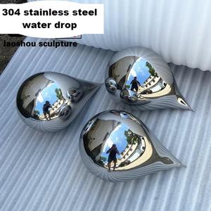 304 in acciaio inox ciondolo goccia <span class=keywords><strong>d</strong></span>'acqua in metallo prodotto artigianale - Product Image 2
