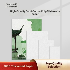 Papier aquarelle 300GSM 4K 8K, texture moyenne, feuilles pour <span class=keywords><strong>dessin</strong></span> d'anime et de <span class=keywords><strong>manga</strong></span>, bloc de peinture pour étudiants en art - Product Image 2