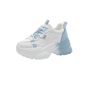 Verano blanco con cordones suela gruesa para correr deportes casuales pequeñas explosiones zapatos de <span class=keywords><strong>mujer</strong></span> Torre 2025 primavera otoño nuevo - Product Image 6