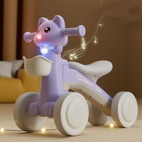 Nouvelle Voiture à Roulettes pour Enfants de 1 à 4 Ans, Voiture Équilibrée Anti-Roulis, Jouet pour Enfants avec Musique et Lumières